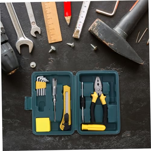 Kit de herramientas combinado para el hogar y auto 12 piezas miniatura 2