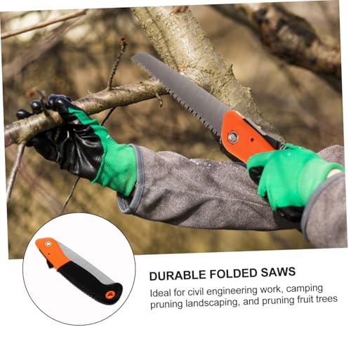 Sierra manual plegable Toddmomy de acero para poda de madera seca 5