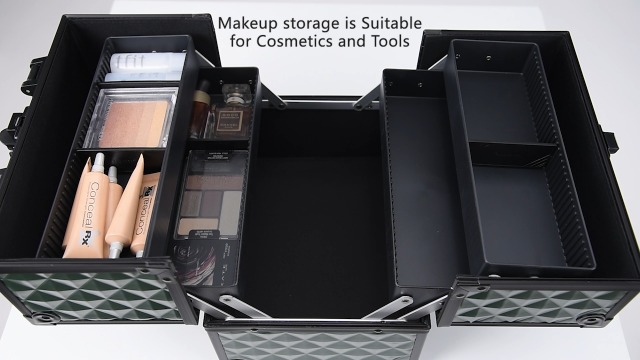 Amazon.com : FRENESSA Makeup Case Makeup Box Cosmetic Train Cases