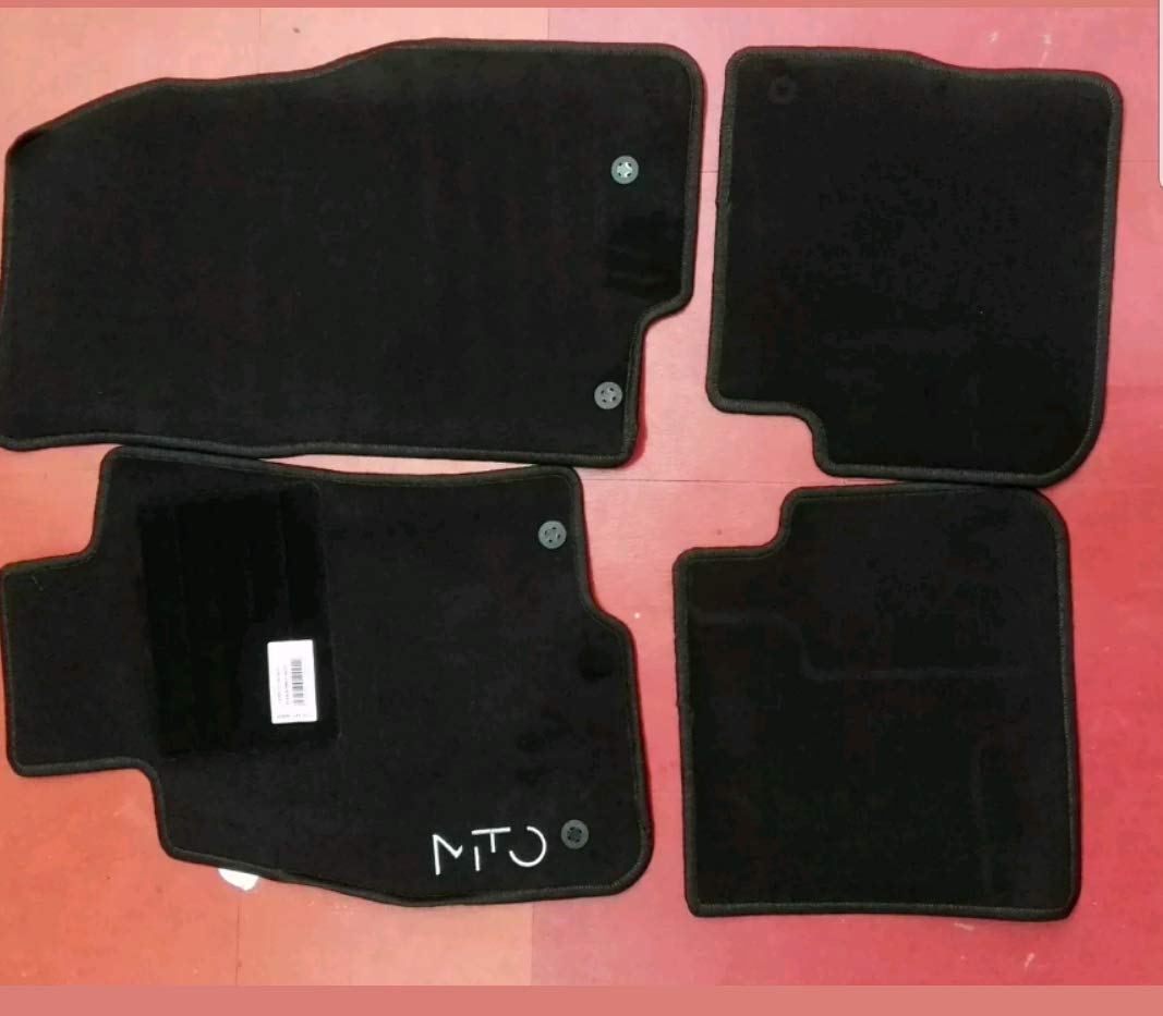 KO-RUBBERMAT 2 stuks rubberen vloermatten voor voor Peugeot 208/2008 (bouwjaar 2012-2018) ideaal