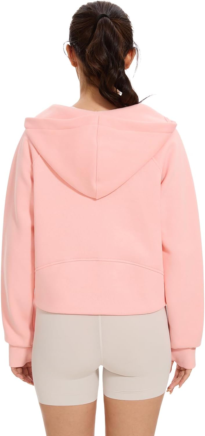 Cosy Pyro Womens Zip Up Hoodies Fleece Jackets Long Sleeve Sweatshirts Fall Fashion Outfits 2025 - Image 4