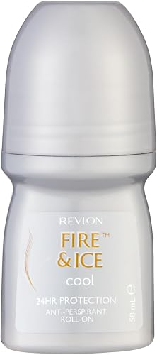Revlon Unisex Fire and Ice Cool Anti-Perspirant Roll-On Deodorant 50 ml