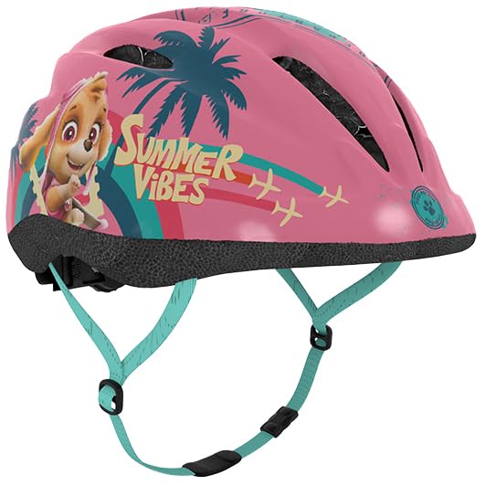 Casque Nickelodeon Bicycle rose fille 48-52 cm maintient la tête protégée sans serrer