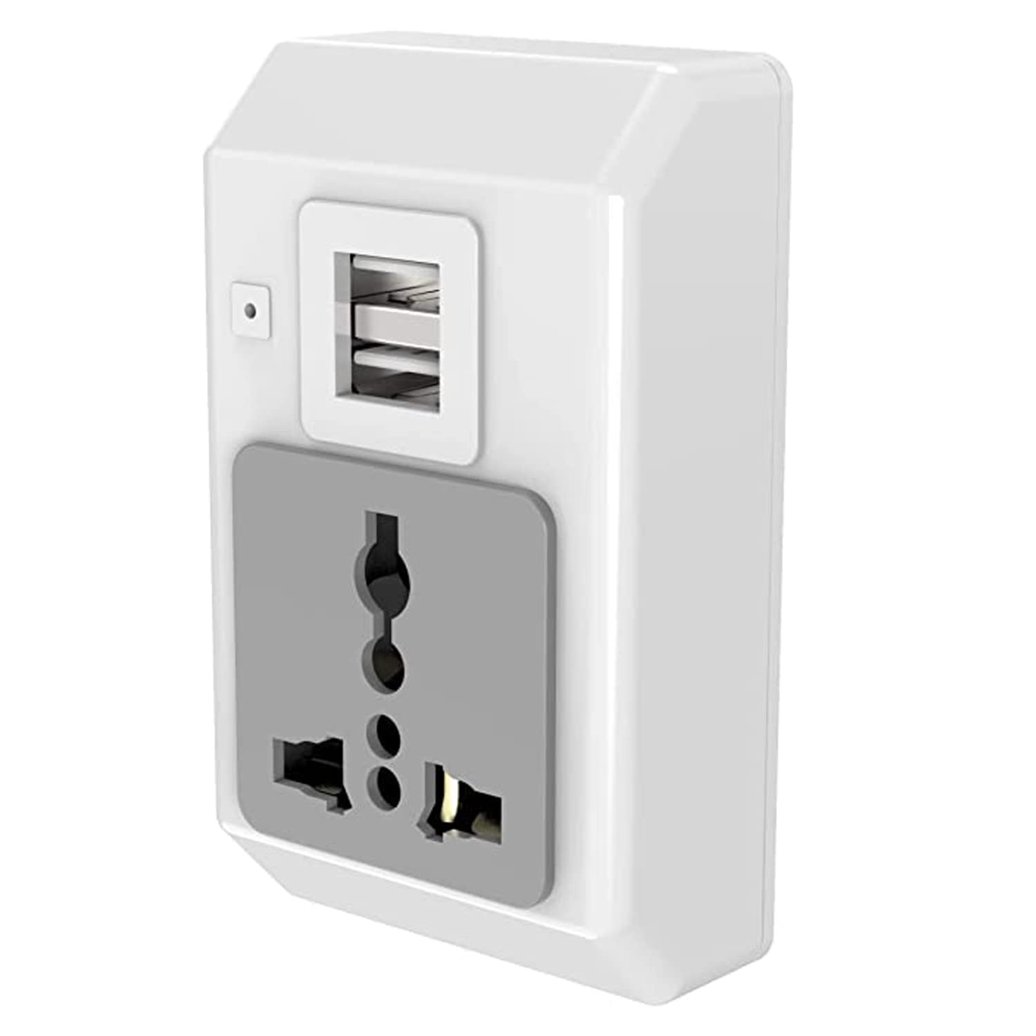 Polycab 6A Travel Adaptor for Home & Office Use with USB Ports and Power Indicator White and Grey Socket for Computer & Laptop. (B09N16JRK4) Amazon Price History, Amazon Price Tracker