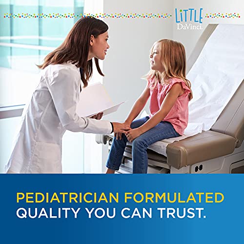 Little Davinci Calm - Calming Supplement For Kids* - Supports Relaxation, Focus And Alertness* - With Green Tea Leaf Extract And Stevia Leaf Extract - Fruit Punch Flavor - 30 Ml #TOP5