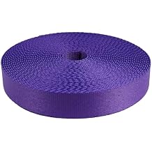 Strapworks Colored Picture Quality Polyester Webbing, Strap For Outdoor Activities, Crafts, Dog Leashes, 1 Inch x 10 Yards, 13 Colors