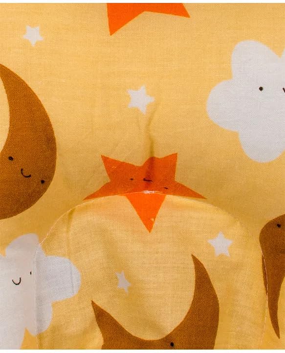 Coussin imprimé nuage Jaune Mustered Seeds RAI pour soulager le dos - 2