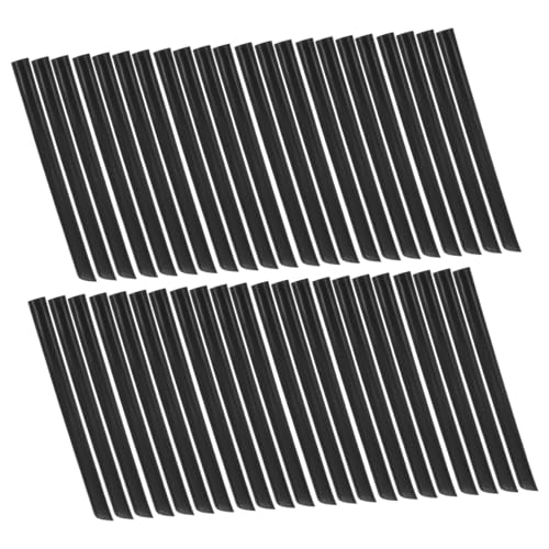 100 pitillos desechables negros 19 cm diámetro 11 mm