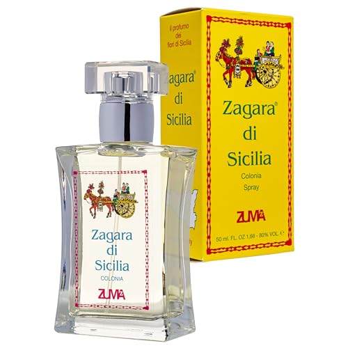 Profumi Zuma - Profumo Zagara di Sicilia Colonia Unisex Fragranza Floreale Spray - L'Emozione Unica del Neroli e delle Note Floreali Made in Italy (Zagara di Sicilia 50 ml)