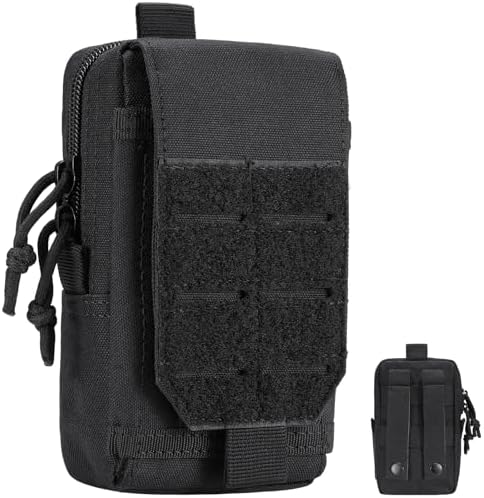 Hejo Bolsa Cintura Tactica Hombre, Bolsa Molle para Móvil, Pouch ...