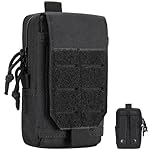 Hejo Bolsa Cintura Tactica Hombre, Bolsa Molle par...: 【Materiales de alta calidad】La bolsa cinturon está fabricada con tejido de nailon 1000D de alta calidad, que garantiza su durabilidad y longevidad. Al mismo tiempo, también protege muy bien el contenido de la bolsa. 【Compatible con Sistemas Molle】El ...