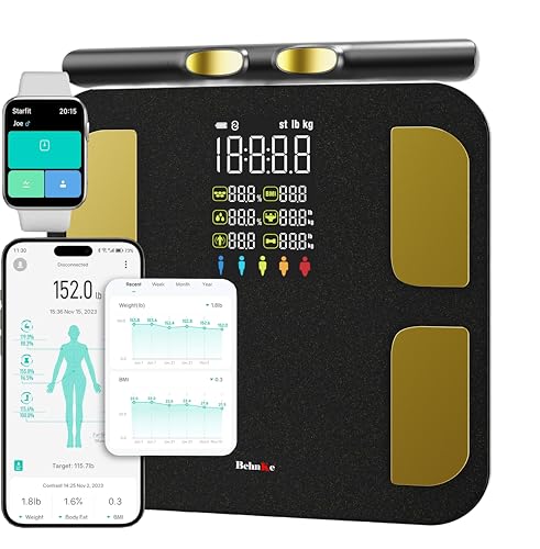 Masse musculaire bmi graisse corporelle balance intelligente Behnke analyseur impédancemètre