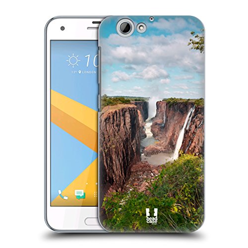 Head Case Designs Viktoriafaelle Zambia Berühmte Sehenswürdigkeiten Harte Rueckseiten Handyhülle Hülle Huelle kompatibel mit HTC One A9s