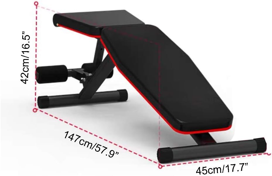 Tyoo Adjustable Weight Bench Sit-up Bench Multi Function Fitness Bench Foldable Strength Training Push Up Exercise Equipment : Sports & Outdoors