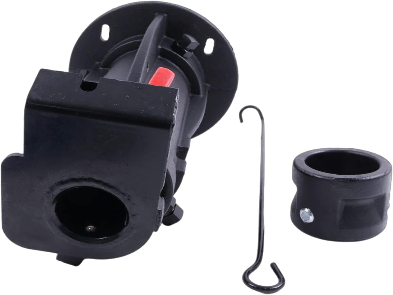 ZTUOAUMA 12''-16'' Adjustable Cushioned 5th Wheel to Gooseneck C5G1216 Compatible with 20000LBS Camper Trailer RV Kingpin Box Replace for Converter-A-Ball