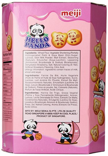 Hello Panda Cookies-l, Strawberry, 270ml