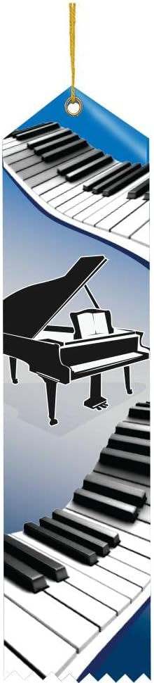 Crown Awards Music Award Ribbon, 2 x 8 Piano Award Ribbon, 25 Pack Prime