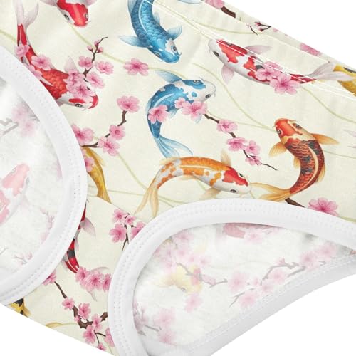 Joisal Flower Toddler Girls Underwear 2t Cotton Little Girl Panties Colorful Fish Pink Flowers Undies Kids Briefs4