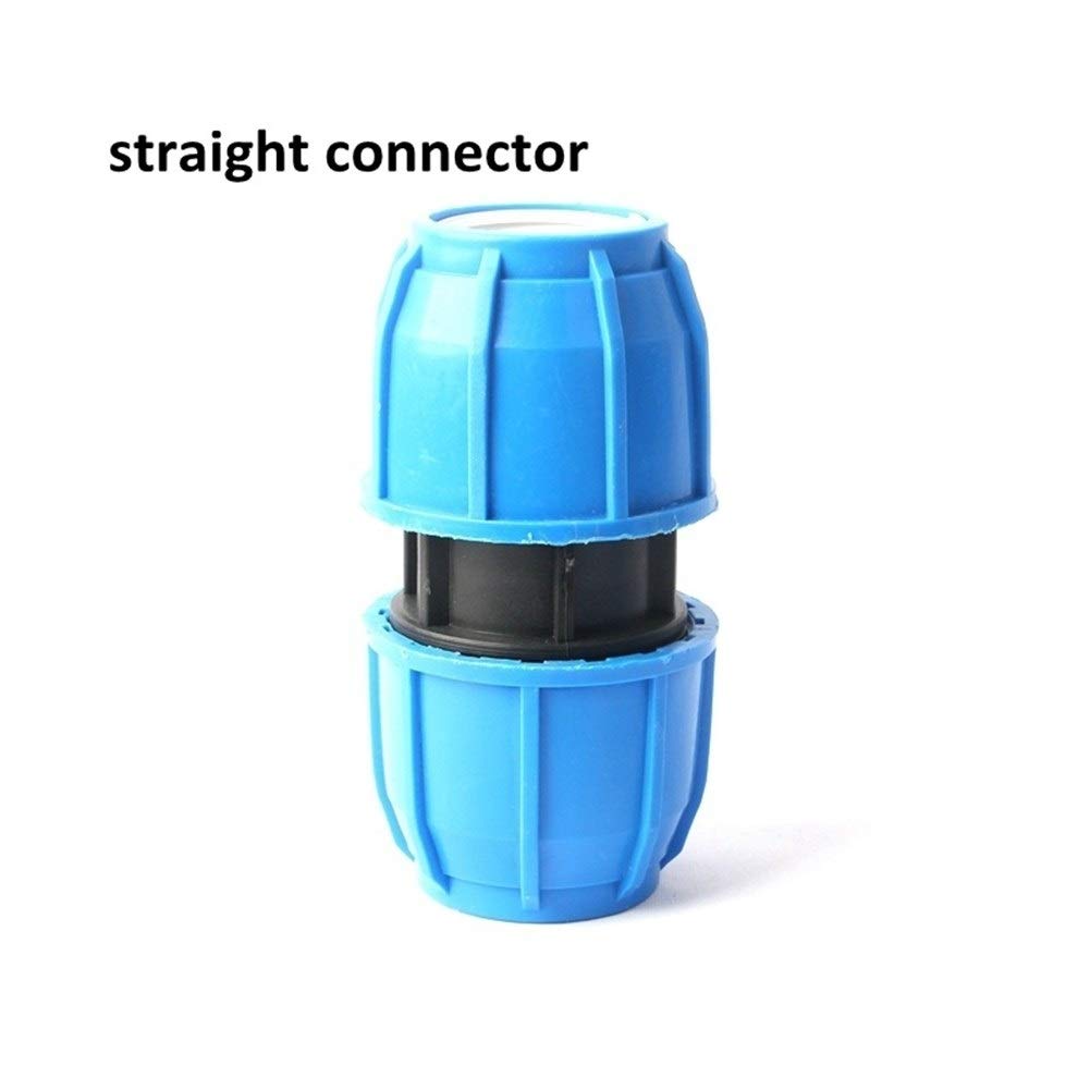 Strumenti di riparazione di tubi Plastic ID 63 millimetri 2 pollici connettore rapido for PVC PPR tubo di riparazione Acqua tubo PE Farm adattatore del tubo congiunto giardino (Color : Straight conne