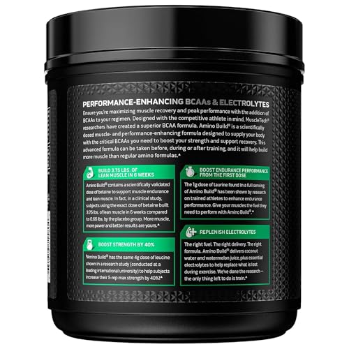 Muscletech FID31085 Bcaa Amino Acids + Electrolyte Powder, Muscletech Amino Build, 7G Of Bcaas + Electrolytes, Support Muscle Recovery, Build Lean Muscle & Boost Endurance thumb #2