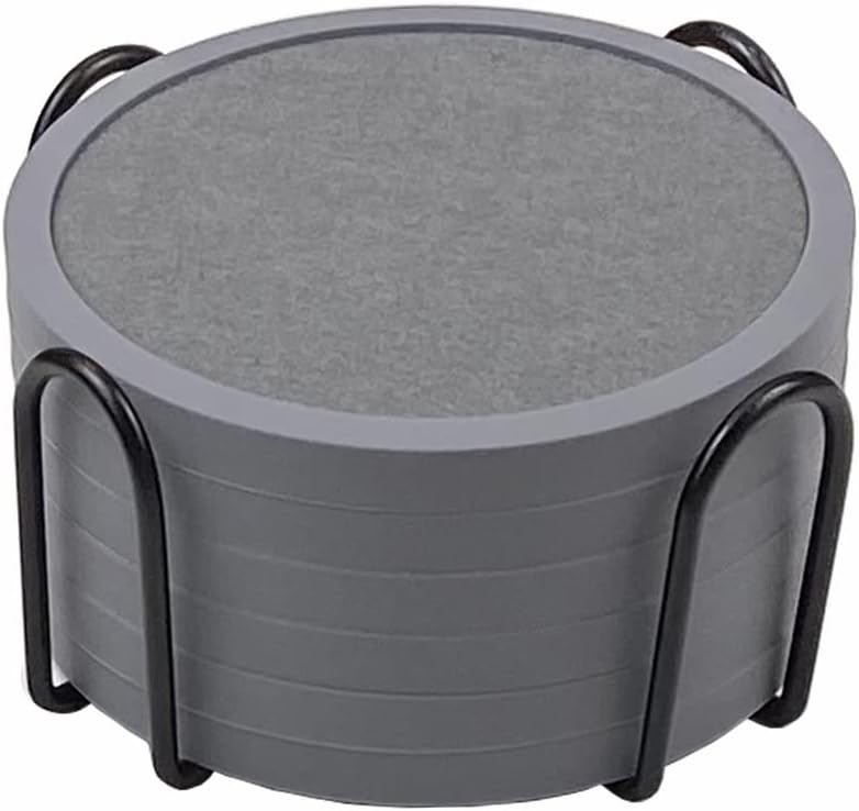 Absorbent Coasters for Drinks with Holder 6packs