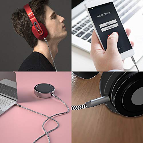 Zerist 3.5Mm Stereo Audio Cable Extension Male To Male Nylon Braided 10Ft/3M Tangle-Free Aux Cable For Headphones, Ipods, Iphones, Ipads, Home/Car Stereos And More (Black) #TOP3