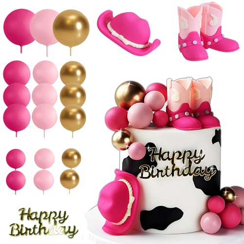 Girl Cowboy Rodeo Kuchendekoration Cowboy Girl Tortendekorationen Cowboyhut Geburtstagstorte Topper Cowboy Stiefel Kuchendekoration