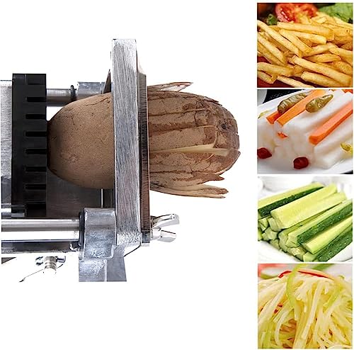 Máquina eléctrica cortadora de vegetales acero inoxidable miniatura 5