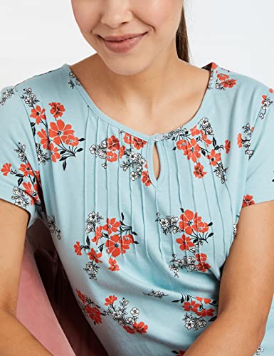 Image of Amazon Brand - Symbol Women's Casual Cotton Calf Length Regular Fit Nighty (Available in Plus Sizes)