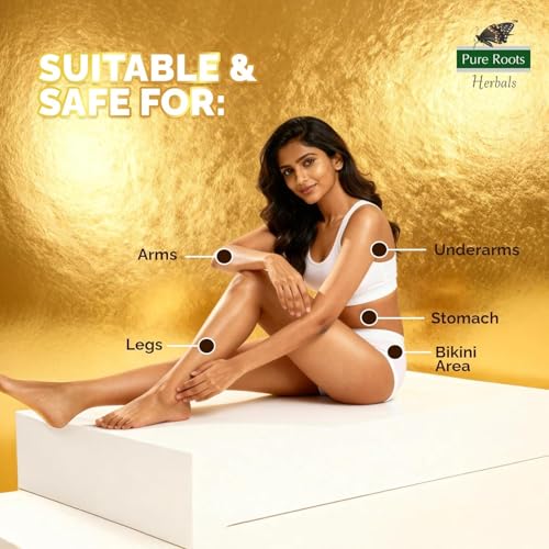 Image of Pure Roots Hair Removal Cream 50g Pack of 3 Combo (GOLD 50G PK2)
