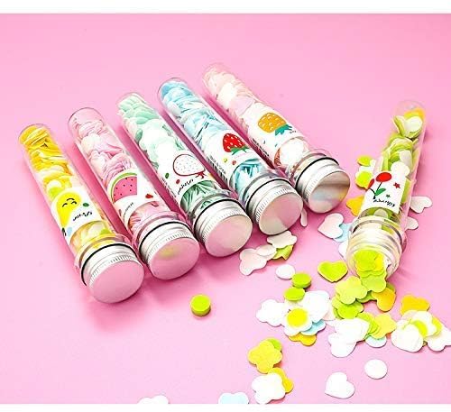 MANTHUMI Mini Paper Soap | Disposable Mini Soap Paper | Scented Soap Bath Flakes | Portable Flower Tube Petals | Tube Shape Bottle Paper Soap For Travelling pack of 2 2