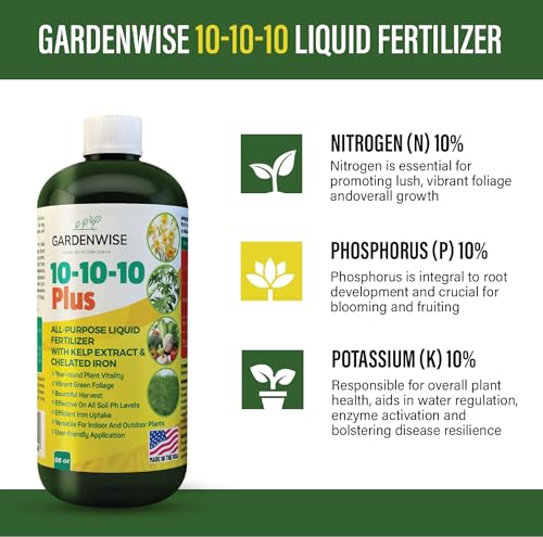 Fertilizante Líquido GARDENWISE 10-10-10 para Citrus 8oz miniatura 4