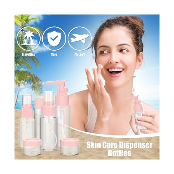 Noideeer-18-Pack-Travel-Bottle-Set-3oz-Silicone-Travel-Containers-TSA-Approved-BPA-Free-with-a-Special-Leak-Proof-Design-Refillable-Liquid-Travel-Size-Toiletries-Ideal Noideeer 18 Pack Travel Bottle Set, 3oz Silicone Travel Containers, TSA Approved, BPA Free, with a Special Leak-Proof Design. Refillable Liquid Travel Size Toiletries Ideal.