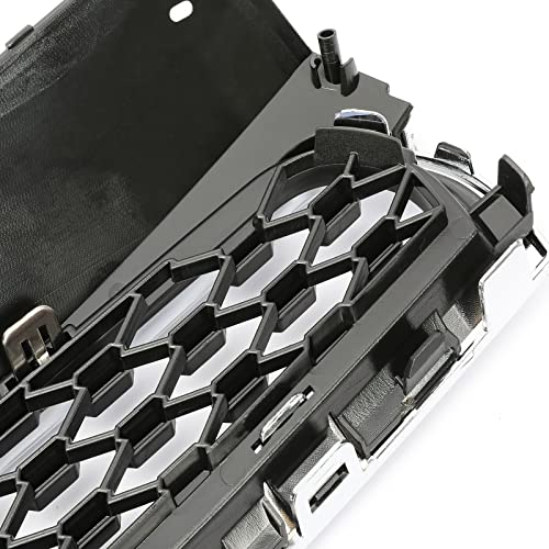 Piboshi Grille Upper Chrome W/Black Insert Plastic Smt10736 25798744 Gm1200622 Gm1200622C Kgf2Ceucswbi #TOP5