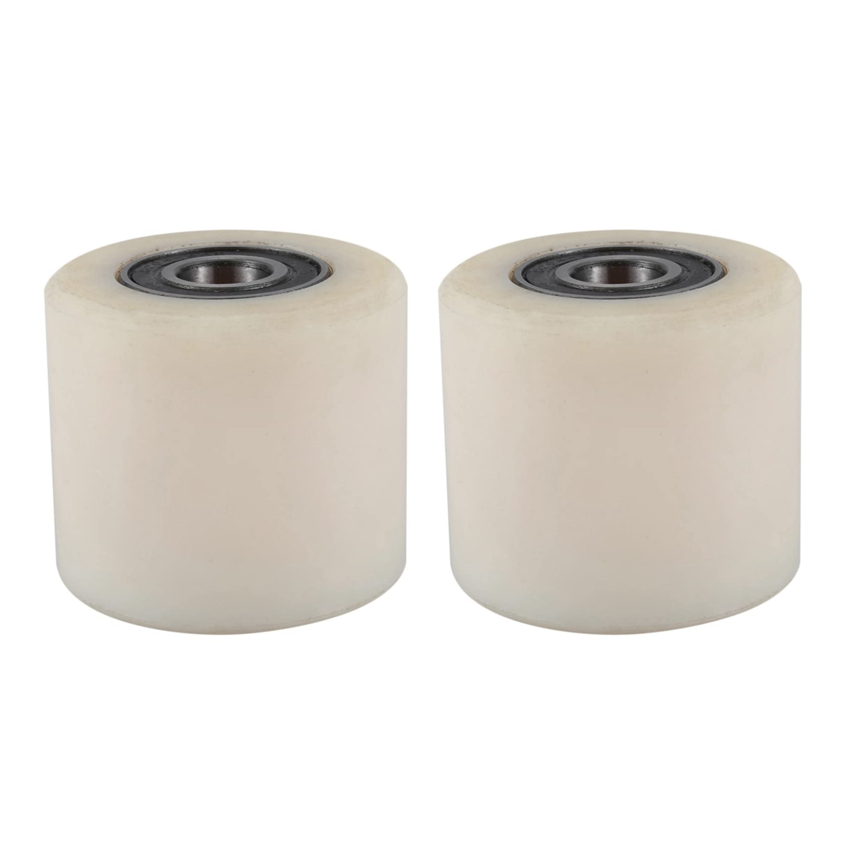 Ruote Beige Con Cuscinetti 4X Ruota Per Transpallet 80 X 70mm In Nylon Beige Ruote Beige Con Cuscinetti A Sfera - 5
