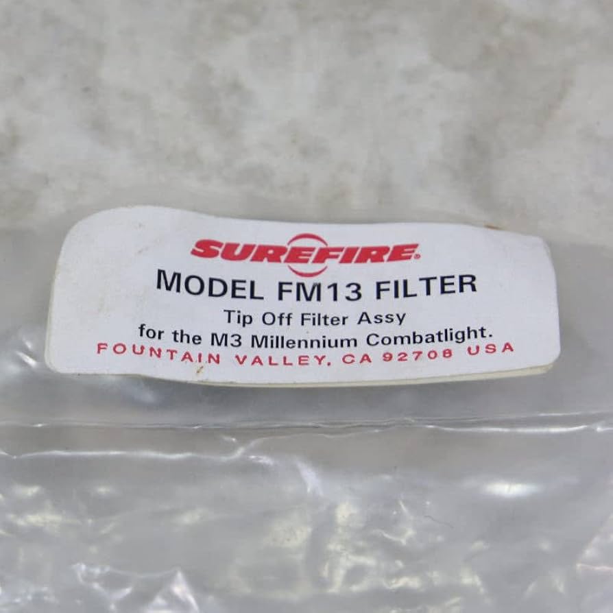 SUREFIRE FILTER MODEL FM4× & FM6×新品未使用 SUREFIRE(シュアファイア）F04 , FM14 , FM24 , FM34 , FM64