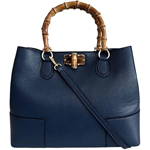 Modarno Large Blue Leather Handbag Cover