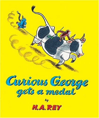Curious George Gets a Medal B006OI1E20 Book Cover