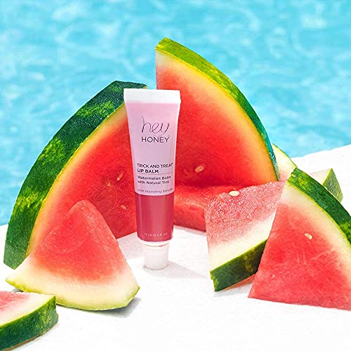 Hey Honey Trick And Treat Watermelon Plumping Lip Balm, 2 In 1 Natural Tint With Hydrating & Moisturizing Properties #TOP6