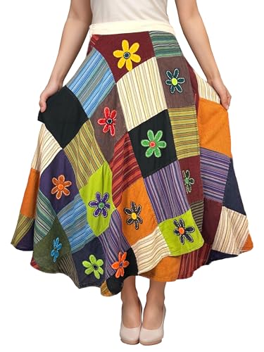 スカート Cording Embroidery Quilted Wrapped Skirt Cording Embroidery Quilted Wrapped Skirt