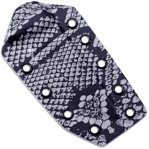 Image of KYDEX Thermoform Sheet - (P1 Texture) - (Infused Print) - (12in x 12in) - (Snake Skin - Gray Rattler) - (1 Sheet) - (for Holster Making & Hobby) - (USA Made)
