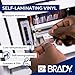 Brady Authentic (M4-136-427) Self-Laminating Vinyl Wrap Around Labels 0.75