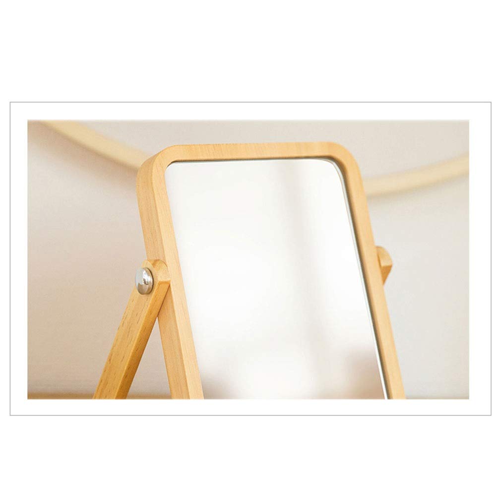 Mobile da trucco con scrittoio, legno massello, specchio integrato