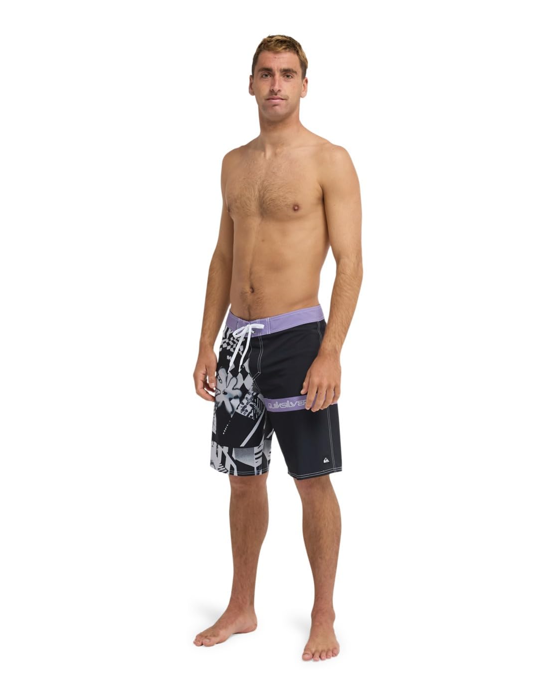 Quiksilver Surfsilk Straight 20" - Boardshorts - 30 - Schwarz.