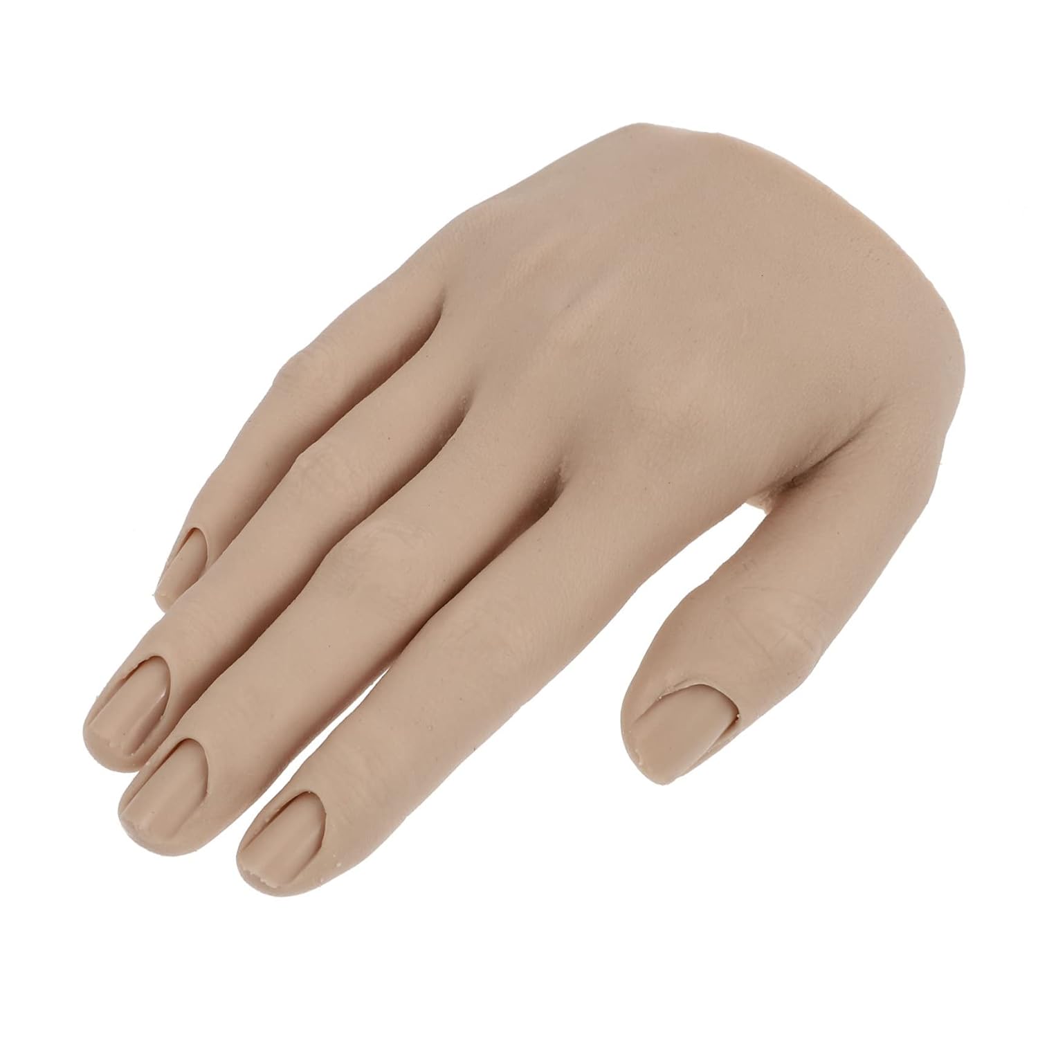 VICASKY Bendable Manicure Prosthetic Hand Model Nail Art Practice Hand Realistic Shape