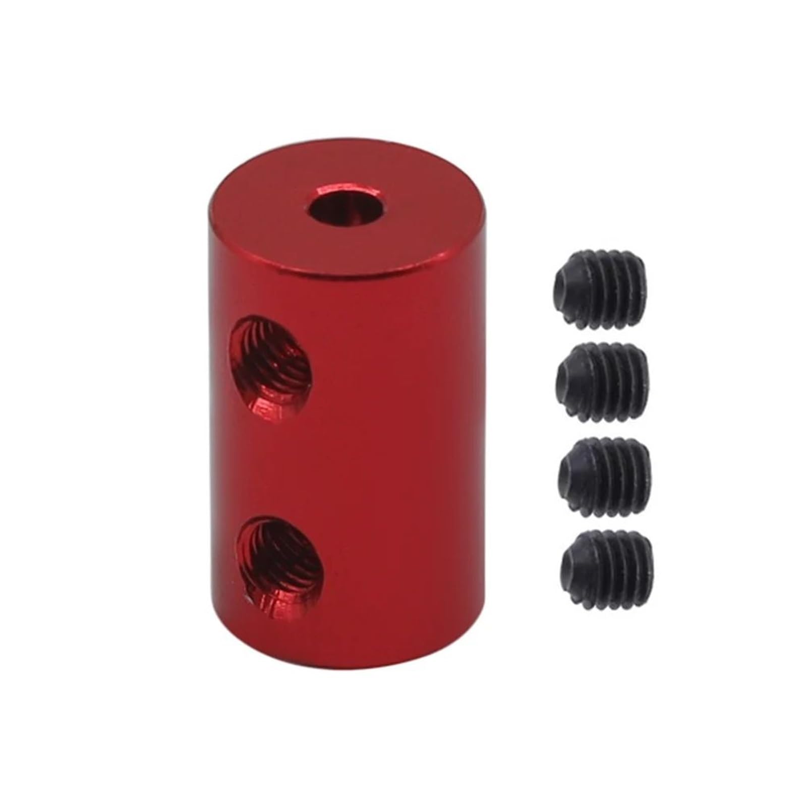 Acoplamiento Rígido Rojo Aleación Aluminio D12L20 Paso A 2-6 Mm
