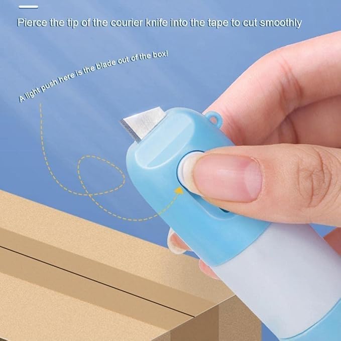 Portible 2 in 1 Paper Correction Fluid with Integrated Cutter | Fast Drying Correction Pen for Quick Office School Writing Edits & Clean Corrections 3