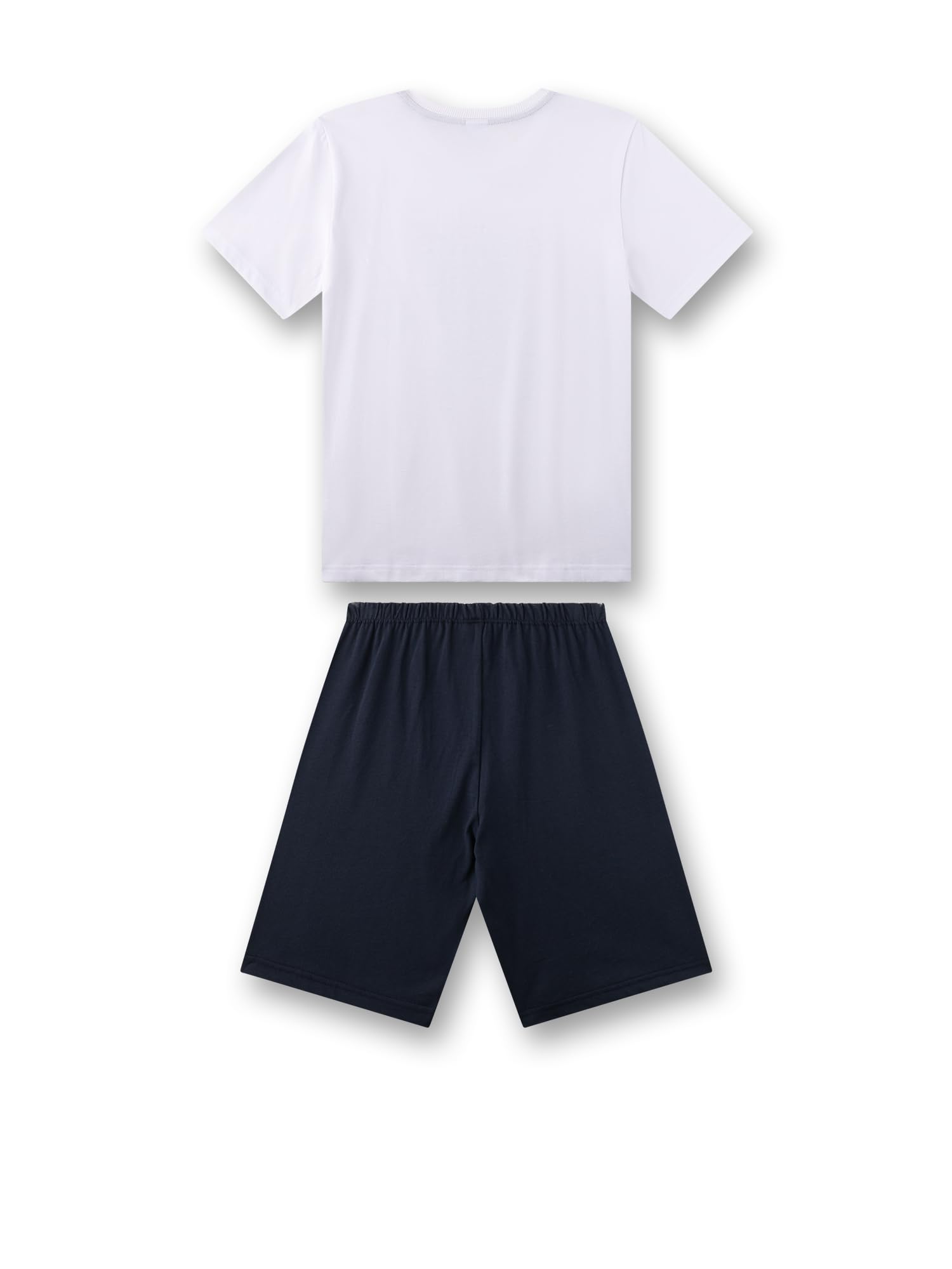 Sanetta 246145 Juego de Pijama, Color Blanco, 128 cm para Niños