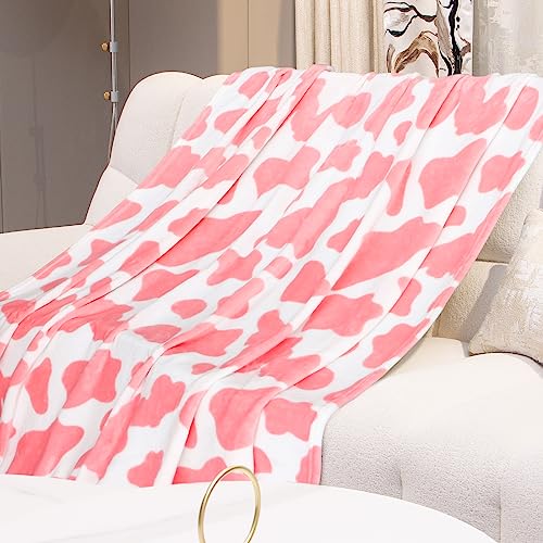 Image of Soft Throw Blanket for Toddler Girls, Small Pink Fleece Baby Blankets for Nursery Crib Stroller, Pink Birthday Gifts for Kids Girls, Home Room Decor, 40x50inches