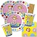 Produktbild dh-konzept/spielum 44-teiliges Party-Set - Meine Freundin Conni - Teller Becher Servietten Trinkhalme für 8 Kinder